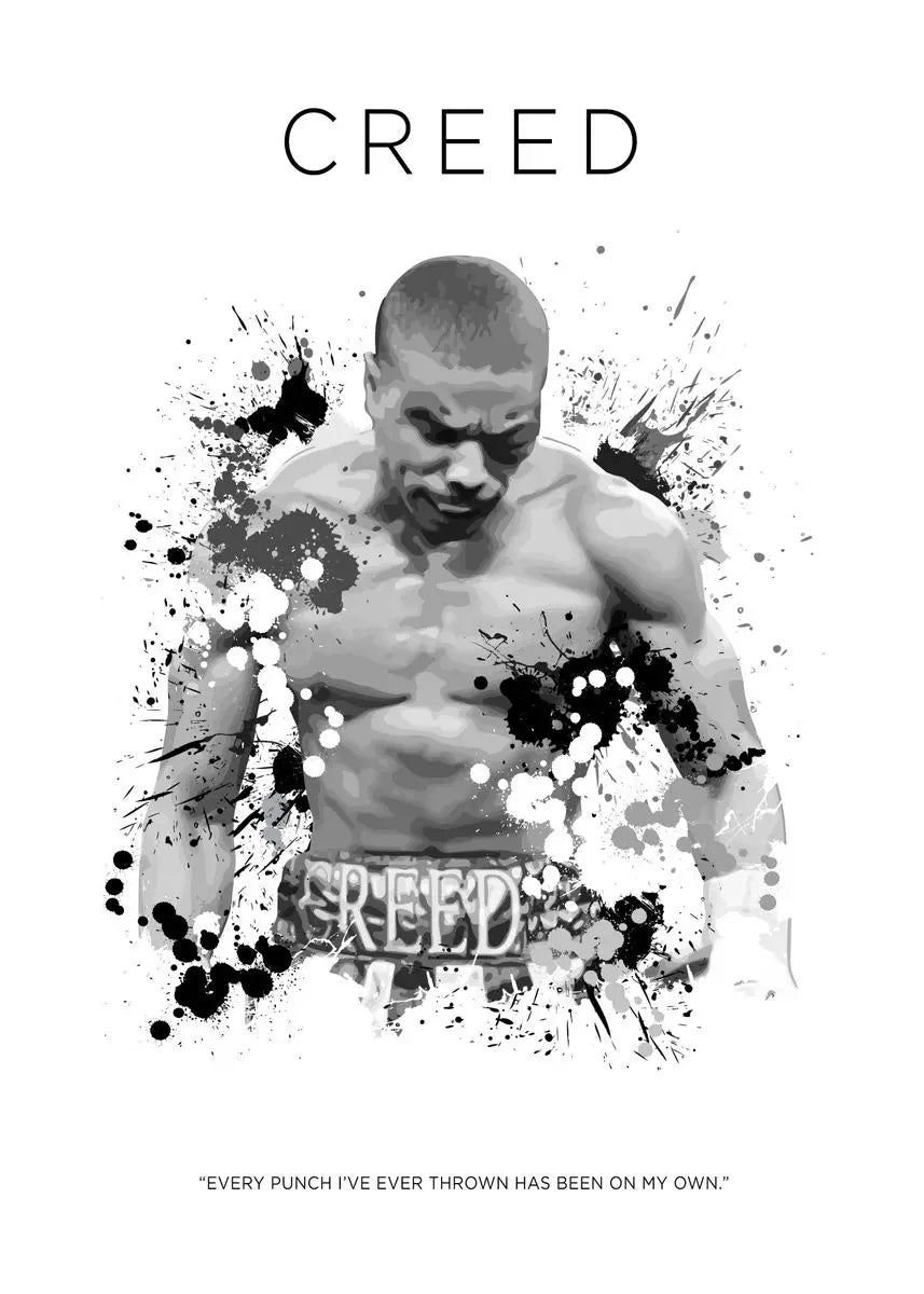 Mike Tyson, Rocky, Arnold, Ronaldo, Pele, Nate Diaz, Creed Living Room & Bedroom Posters