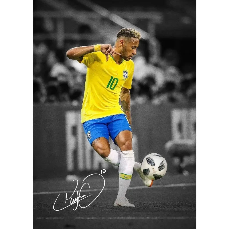 Ronaldo, Neymar, Bruno Fernandes, Kobbie Mainoo & More Living Room & Bedroom Posters