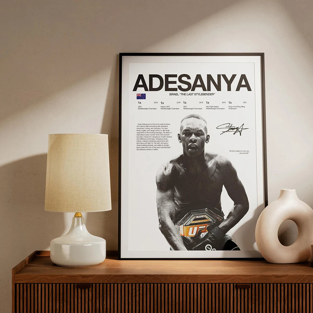 UFC Fighters Living Room & Bedroom Posters