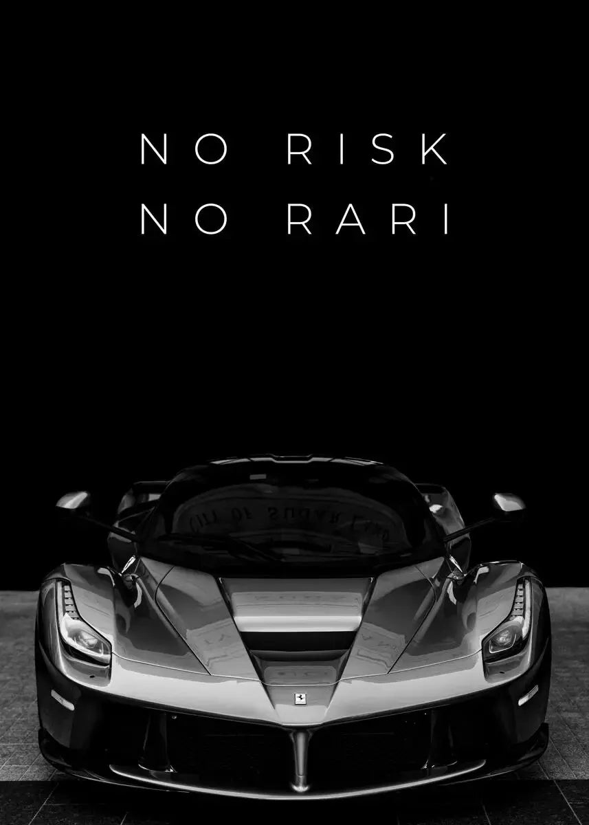 Luxury Cars Motivational Quotes Living Room & Bedroom Posters