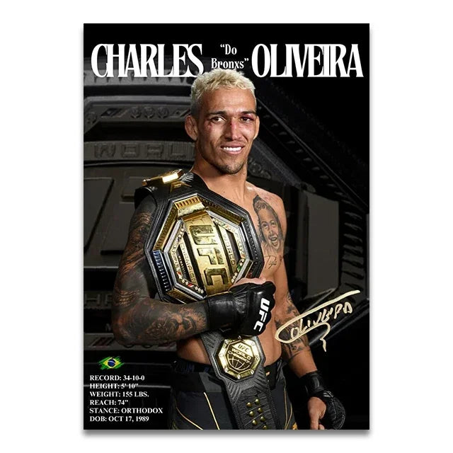 UFC Fighters Living Room & Bedroom Posters