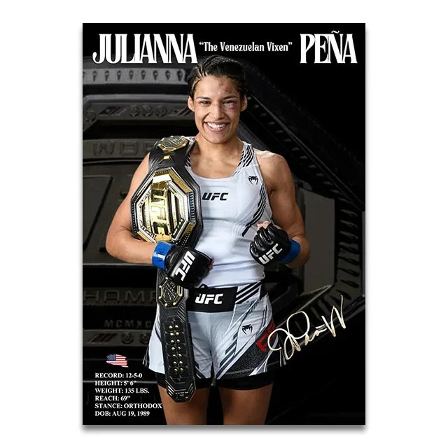 UFC Fighters Living Room & Bedroom Posters