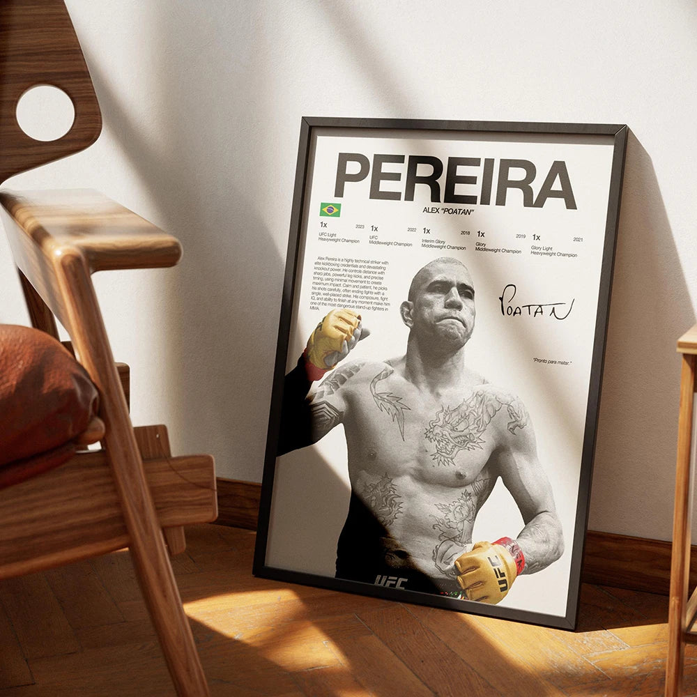 UFC Fighters Living Room & Bedroom Posters